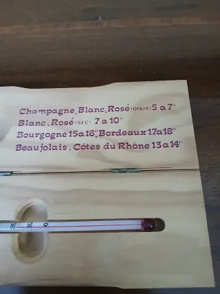 Termometro per temperatura vini francesi
