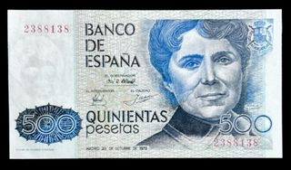 500 PESETAS 1979. SIN CIRCULAR Y SIN SERIE