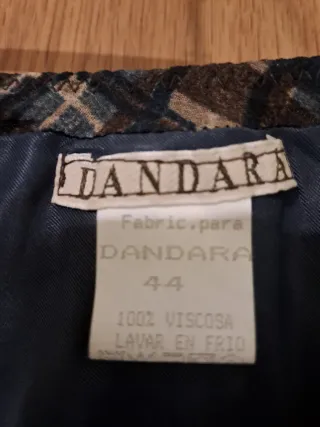 Falda larga estampada