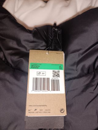 Cazadora Nike Therma Mujer XL Negra