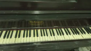 Piano Starr Piano Co. Richmond, IND. Antiguo