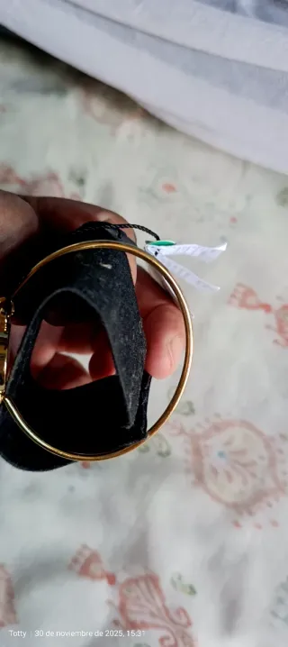 Pulsera Bimba y Lola dorada y blanca