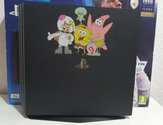 PS4 Pro 4K 1tb +2 Juegos+ soporte vertical