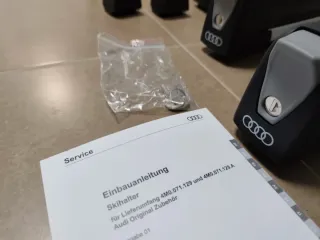 Portaesquís Audi Original, nuevos sin estrenar