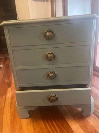 Consola antigua madera