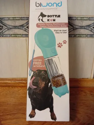 Botella Perro o Gato Multifunción Rosa