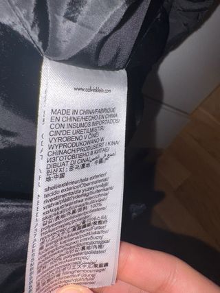 Chaqueta Calvin Klein Jeans Negra Mujer