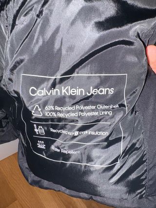 Chaqueta Calvin Klein Jeans Negra Mujer