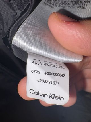 Chaqueta Calvin Klein Jeans Negra Mujer