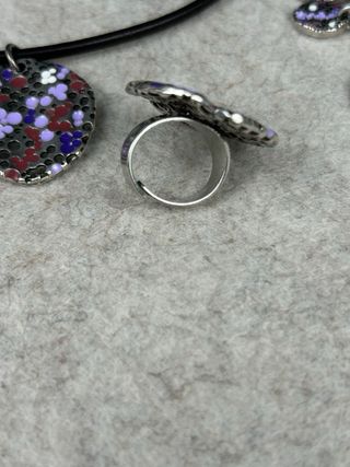 Conjunto Collar, Pulsera, Pendientes y Anillo