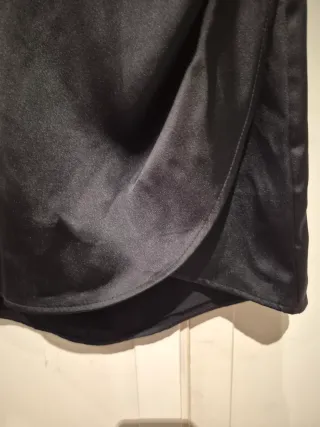 Vestido Negro Corto Halter