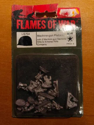 Flames of War US704 - Pelotón Ametralladora