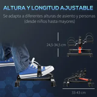 Mini Bicicleta Estática Ejercicio Pedales