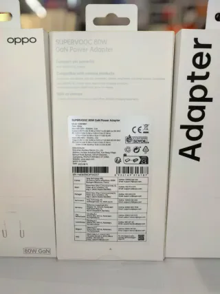 Cargador Oppo 80W GaN Original