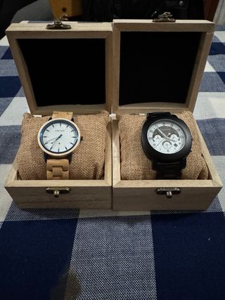 Pack 2 Relojes BOBO BIRD Nuevos
