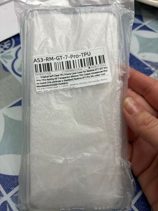 Funda Realme GT7 Pro TPU Transparente