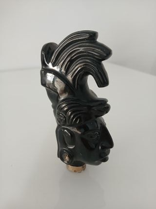 Statua Testa Re Pakal Maya Messico Pac