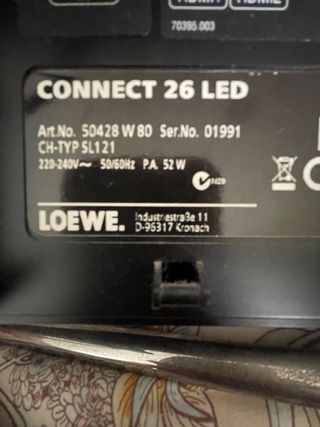 Televisor Loewe Negro