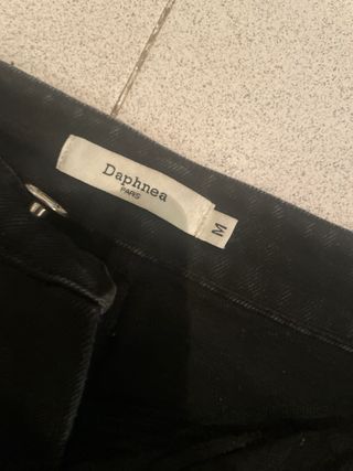 Falda vaquera negra mujer