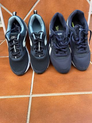 Zapatillas deportivas Kalenji y Reebok