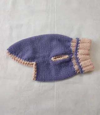 Maglioncino per cagnolini XS lilla/rosa