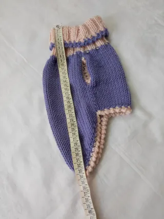 Maglioncino per cagnolini XS lilla/rosa