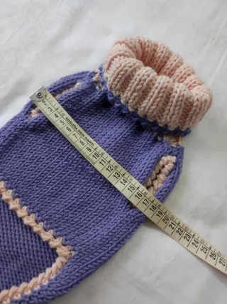 Maglioncino per cagnolini XS lilla/rosa