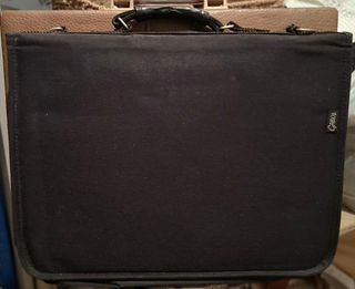 Maletín de piel LLADRÓ marrón y beige