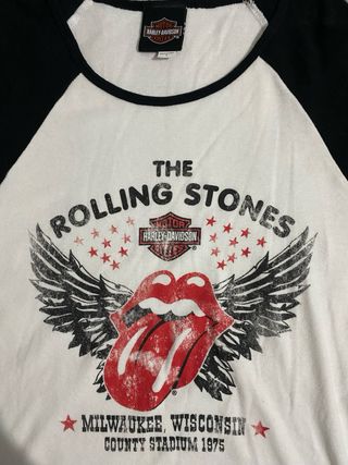 Camiseta Harley Davidson Rolling Stones