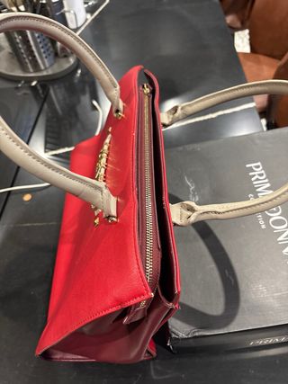 Bolso Valentino Rojo y Dorado Grande