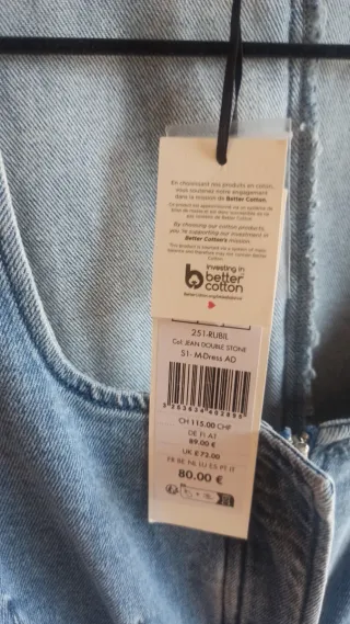 Vestido vaquero Morgan Talla L