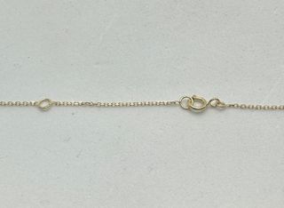 Cadena Forzada de oro de 18k, 1.07 g, 45 cm.