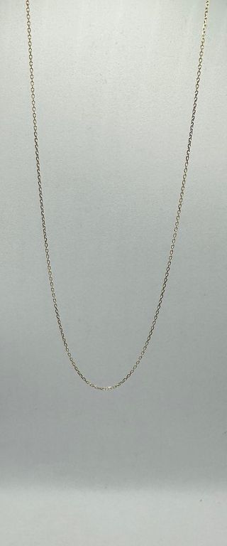 Cadena Forzada de oro de 18k, 1.07 g, 45 cm.