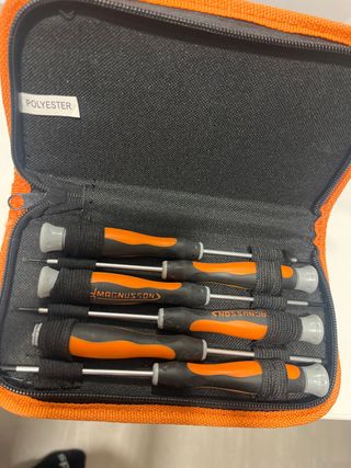 Set de 6 destornilladores de precisión