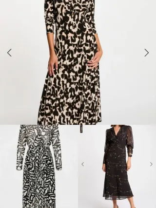 Vestido Bpc Selección floral negro