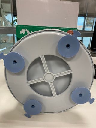 Asiento Bañera Bebeconfort Giratorio Azul