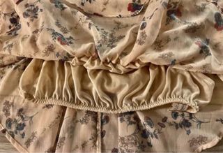 Blusa Lefties floral beige Talla XS