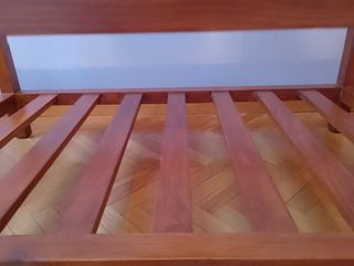 Mesa de centro madera y cristal ARTESANAl.