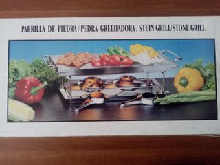 Pietra ollare in marmo da tavolo 37x19 cm