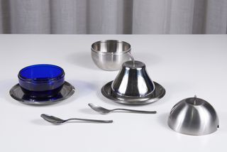 Set Mela e Pera Morinox acciaio inox Italia '70