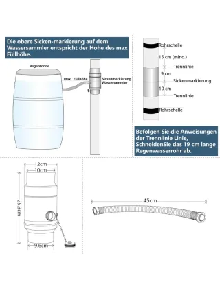 Colector agua lluvia 100mm