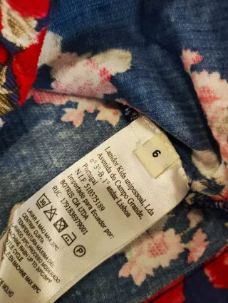 Calções florais Lanidor 6 anos