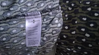 Vestito donna maglina fantasia