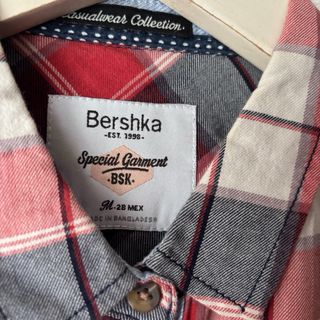 Camisa cuadros Bershka