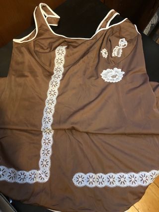 Camisón vintage encaje blanco