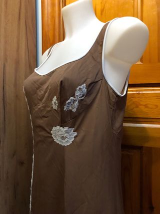 Camisón vintage encaje blanco