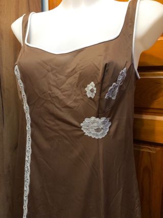 Camisón vintage encaje blanco