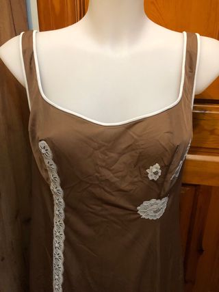 Camisón vintage encaje blanco