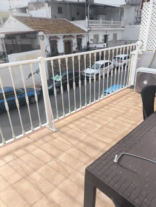 Barandilla de hierro macizo para terraza