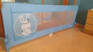 Barrera de Cama Infantil Azul